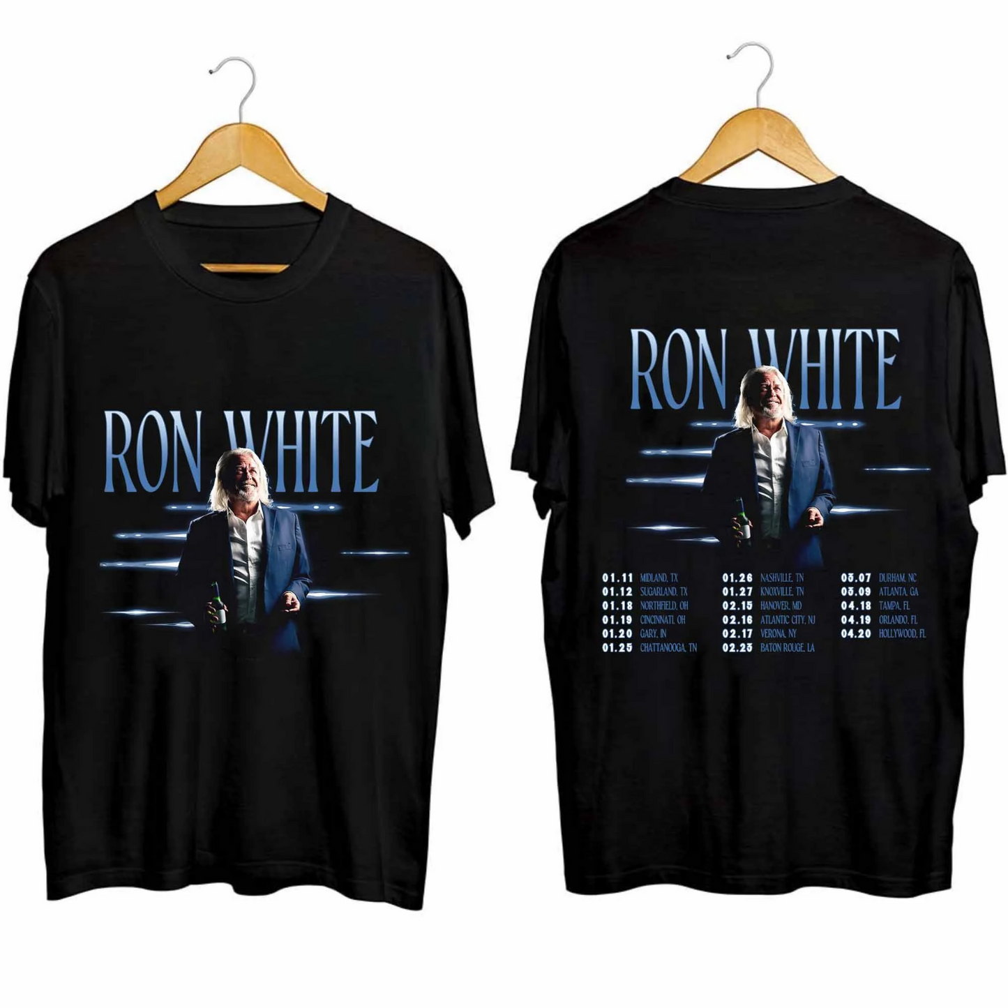 Ron White 2024 Tour T-Shirt Black