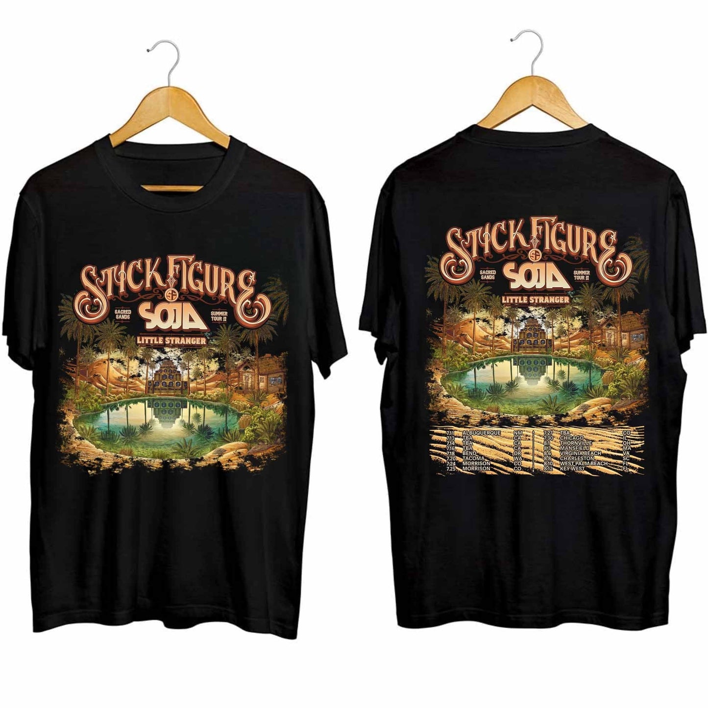 Stick Figure Sacred Sands Summer Tour 2024 Shirt