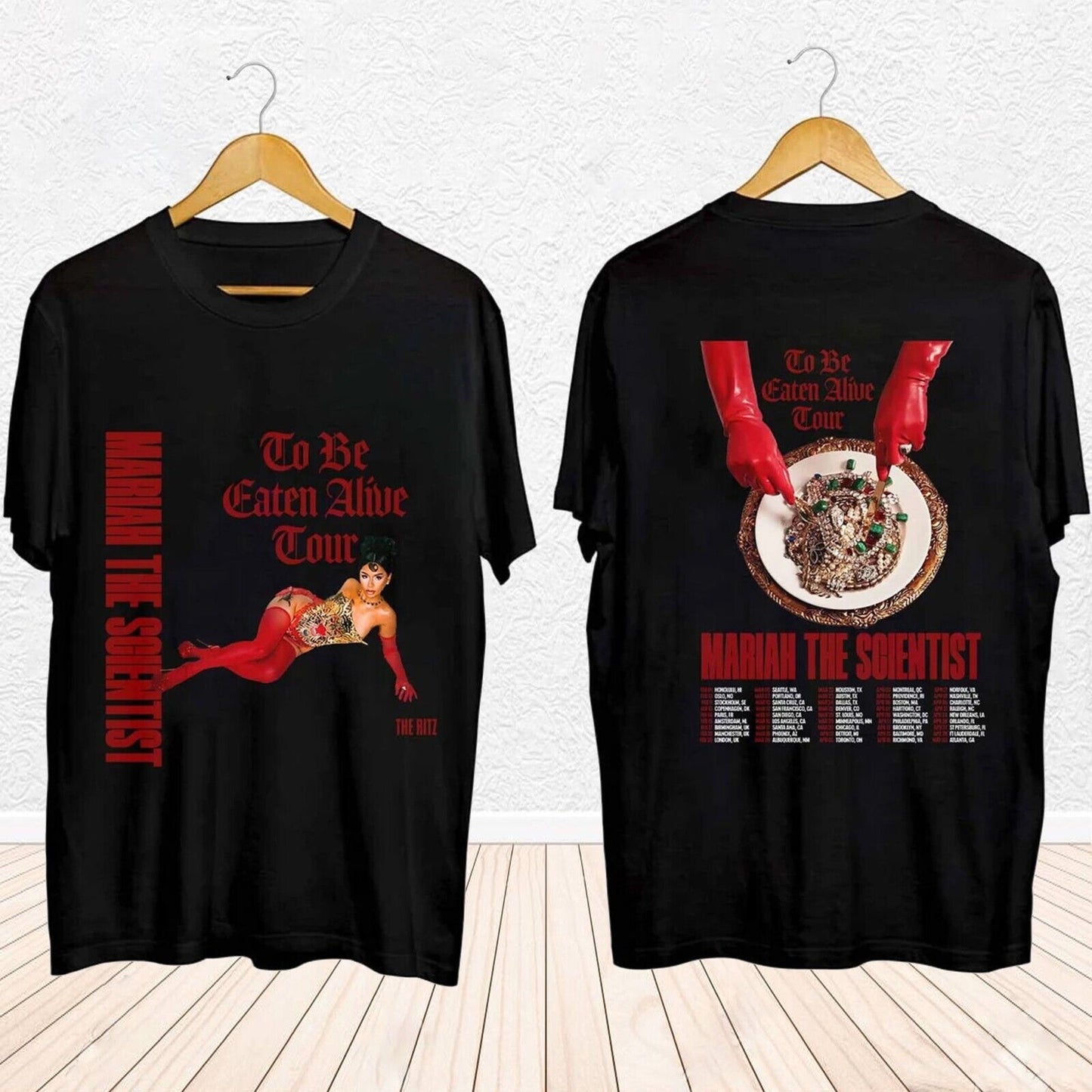 Mariah The Scientist - To Be Eaten Alive Tour 2024 T-Shirt, 2024 Concert Shirt