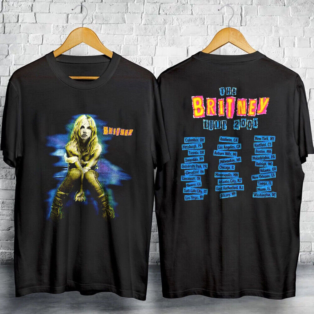 Vintage 2001 Britney Spears the Britney Tour 2001 T-shirt