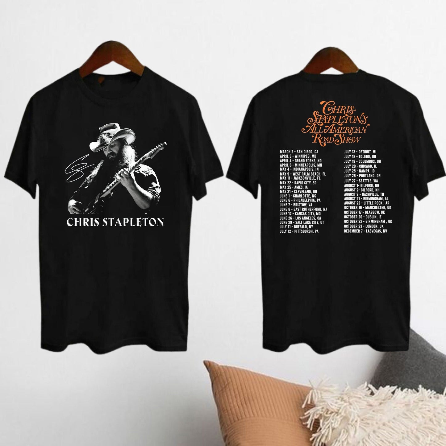 Chris Stapleton Tour 2024 Shirt