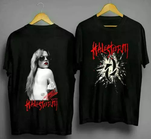 Halestorm Rock Band Black T-shirt Unisex Shirt