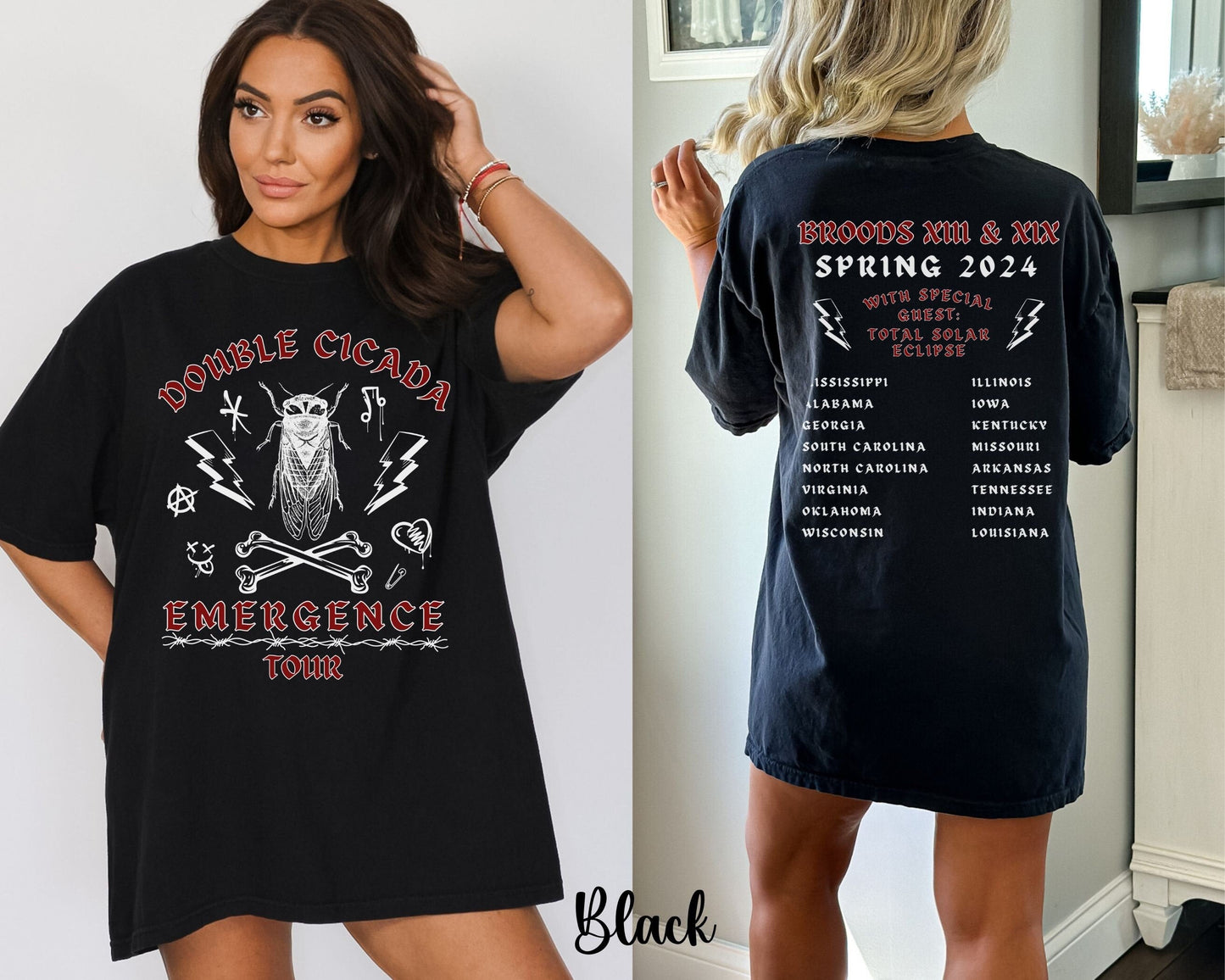 Cicada Shirt Periodical Cicada Brood 2024 Shirt, Funny Cicada Shirt