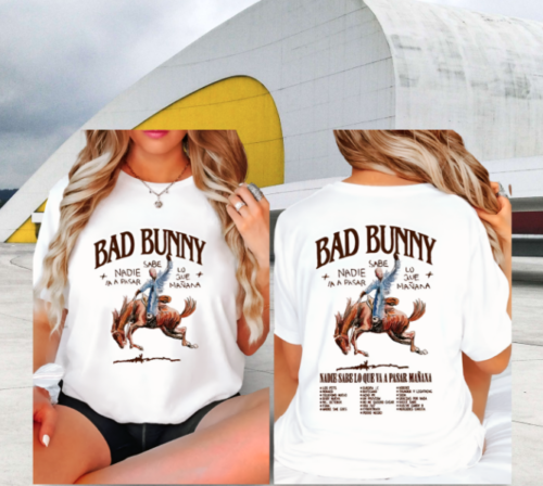 Bad Bunny Most Wanted Tour Shirt 2024 Hot New Nadie Sabe Gift
