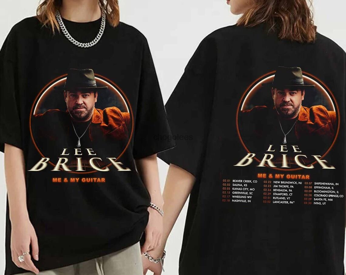 Lee Brice Me & My Guitar 2024 Tour Shirt