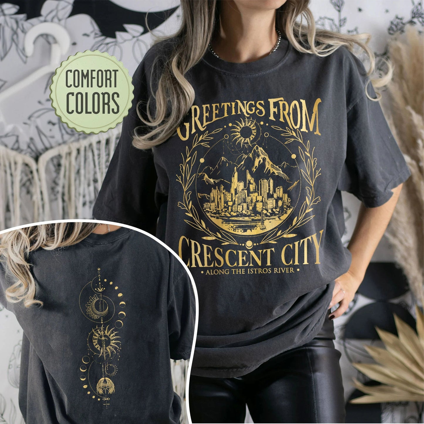 Crescent City Fan Shirt, Greetings From Crescent City T-Shirt