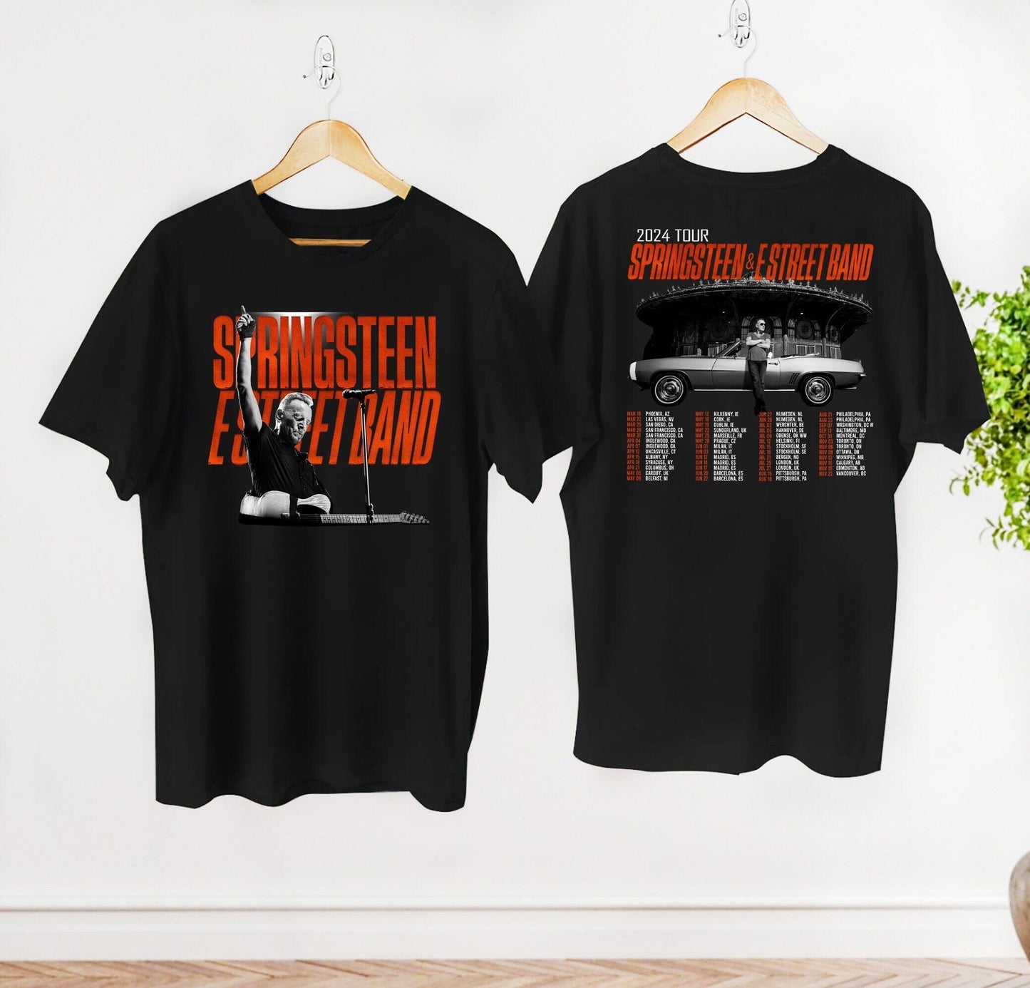 Bruce Springsteen And E Street 2024 Tour Shirt, Bruce Springsteen Merch Shirt