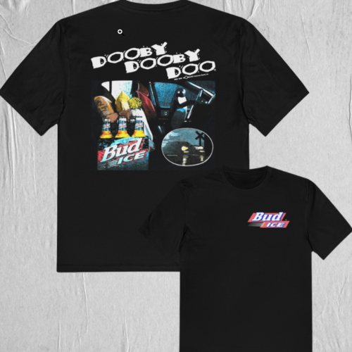 Vintage 1997 Bud' Ice' Penguin' Dooby Dooby Doo Shirt Double Sided