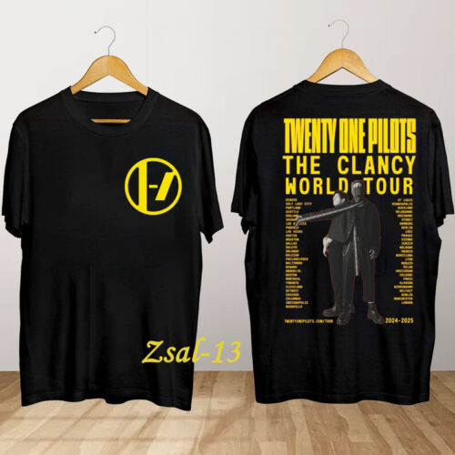 Pilotss band The Clancy World Tour 2024 T-Shirt Black