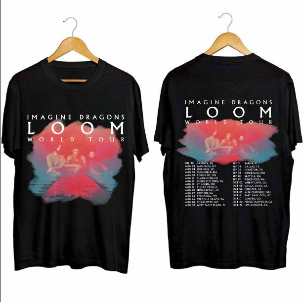 2 Sided Imagine Dragons - Loom Tour 2024 Unisex Shirts and Youth Shirt