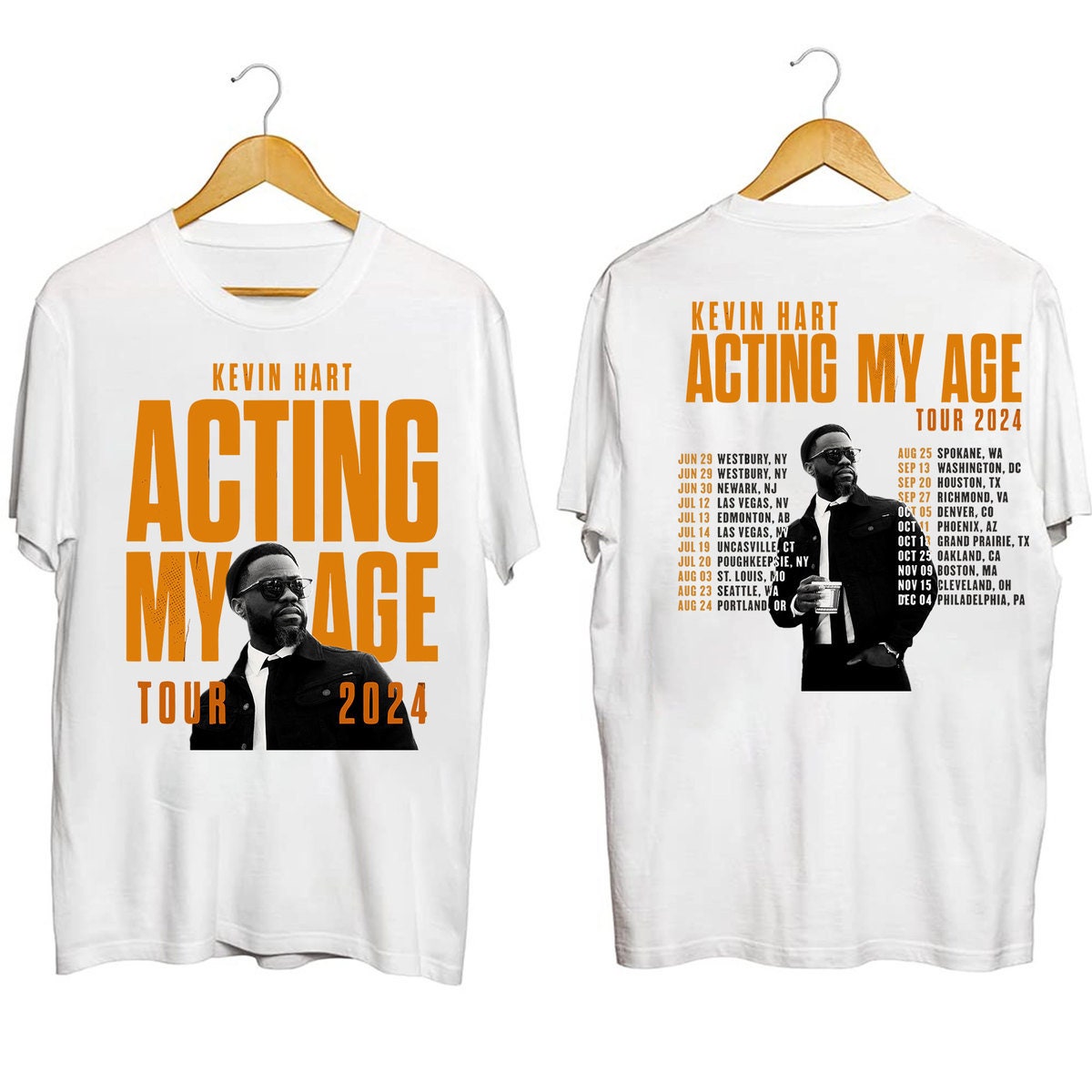 Kevin Hart Act My Age Tour 2024 Shirt, Kevin Hart 2024 Concert Shirt