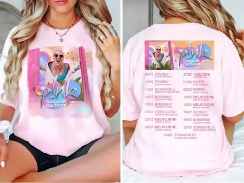 Pink Summer Carnival 2024 Tour T Shirt