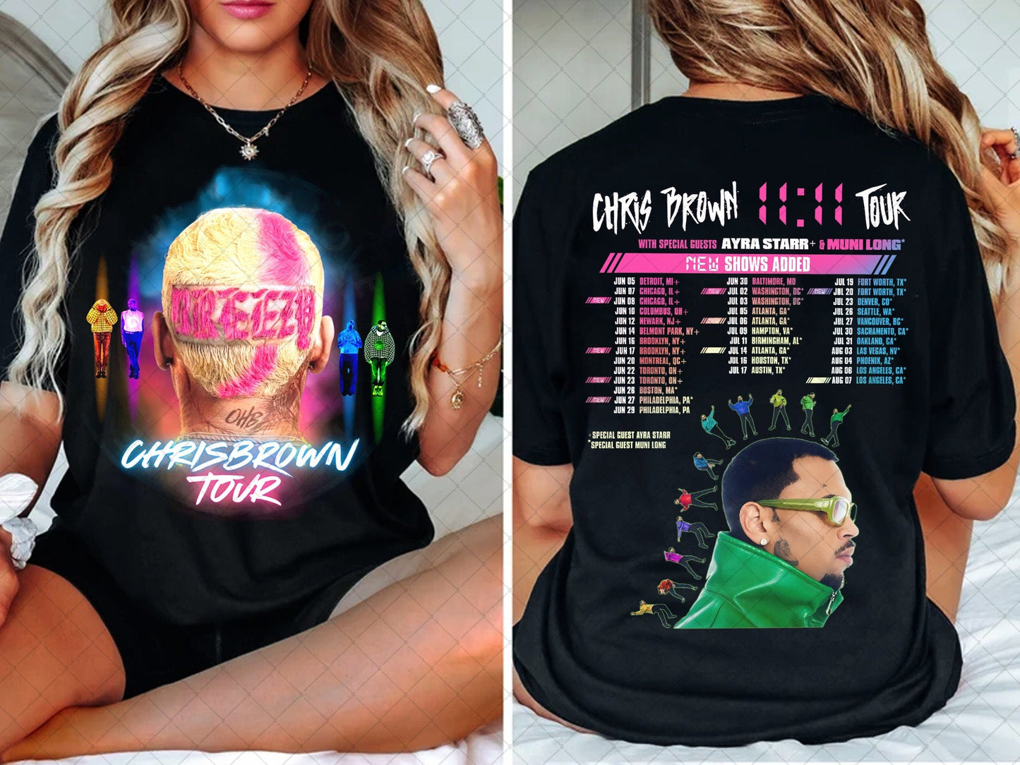 Chris Brown Shirt, Chris Brown 11:11 Tour 2024 Shirt, Chris Brown Breezy Shirt