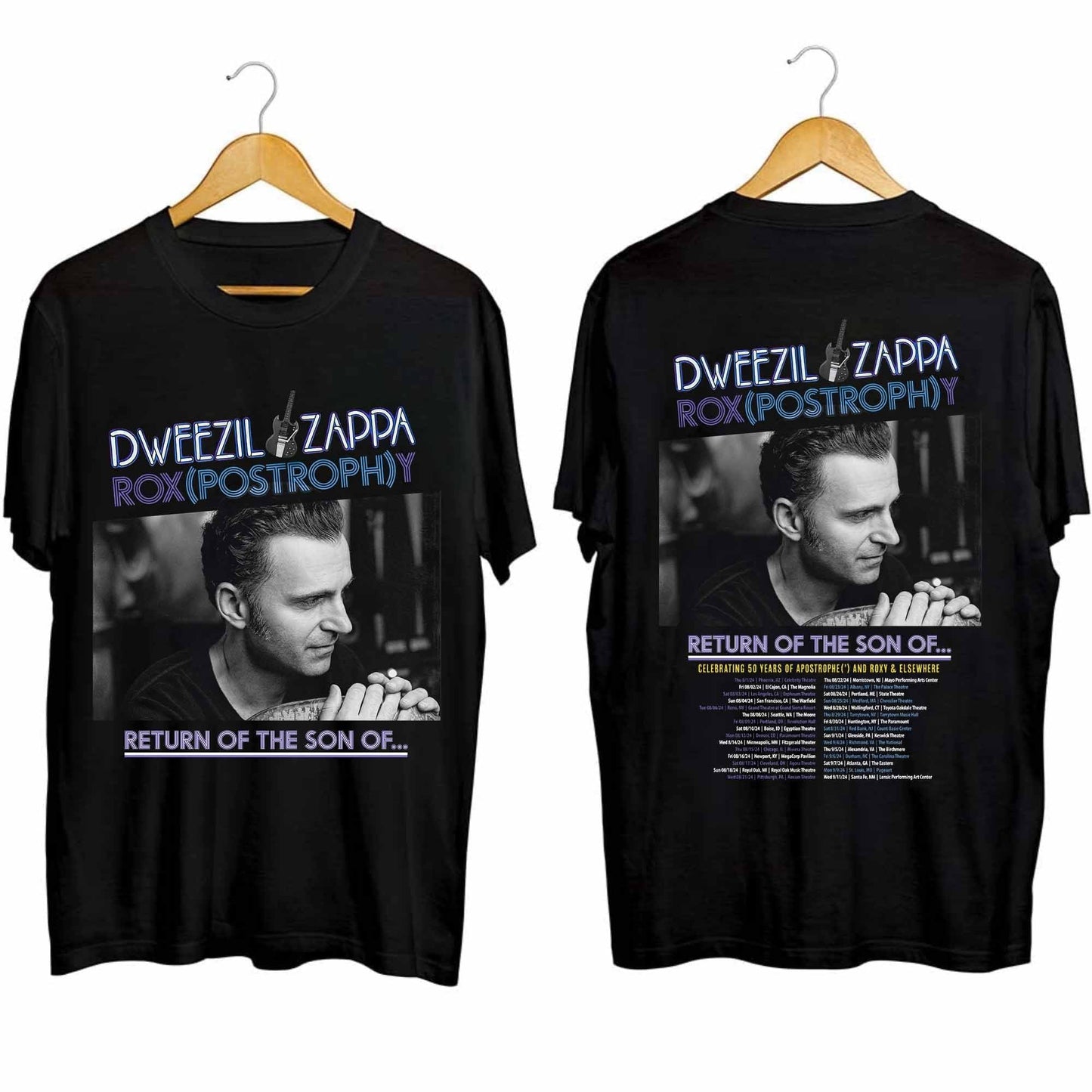 Dweezil Zappa 2024 Tour Double Sided Shirt