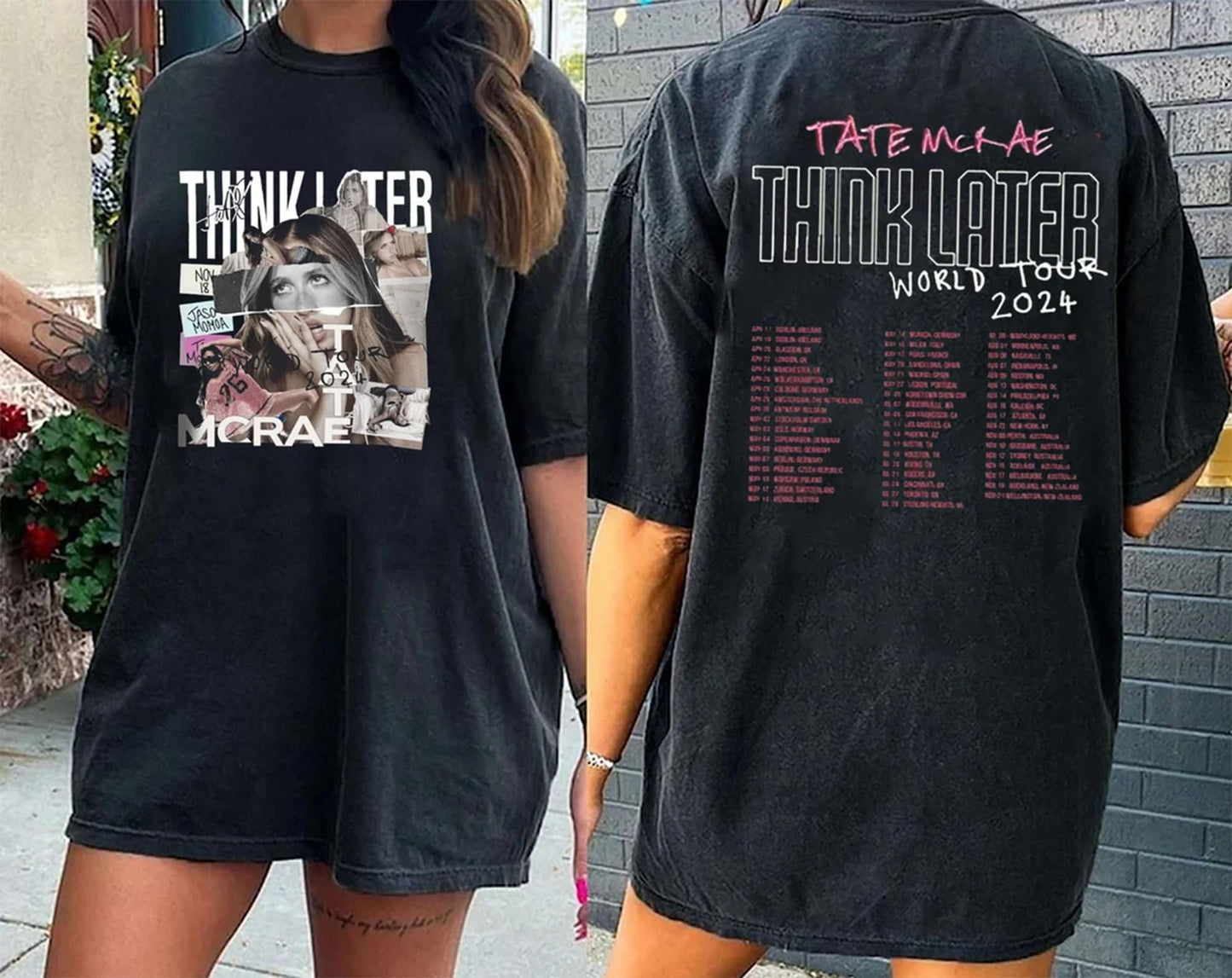 Tate McRae Shirt, The Think Later World Tour Shirt, Tate McRae Fan Gift Shirt