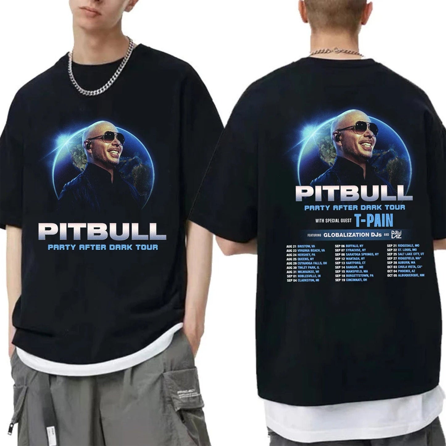 Pitbull - Party After Dark Tour 2024 Shirt, Pitbull Fan Shirt