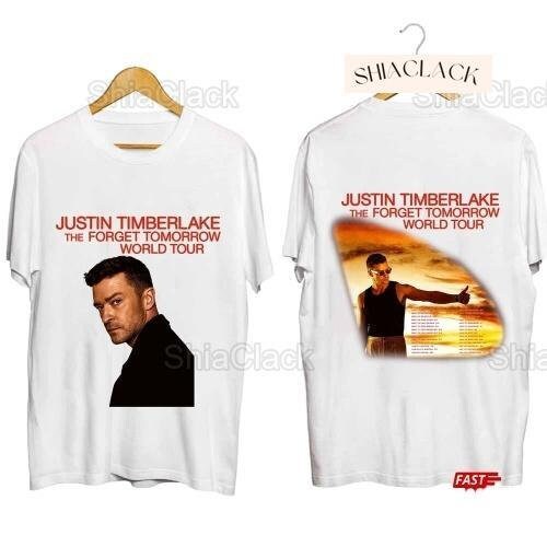 Justin Timberlake Forget Tomorrow World Tour 2024 Shirt Spring And Summer Concert Tee