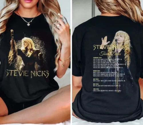 Stevie Nicks 2024 Live In Concert Shirt, Vintage Stevie Nicks Shirt