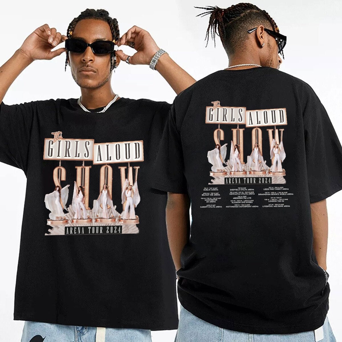 Girls Aloud Show Shirt, Girls Aloud Arena Tour 2024 Shirt, Cheryl Cole, Nadine Coyle