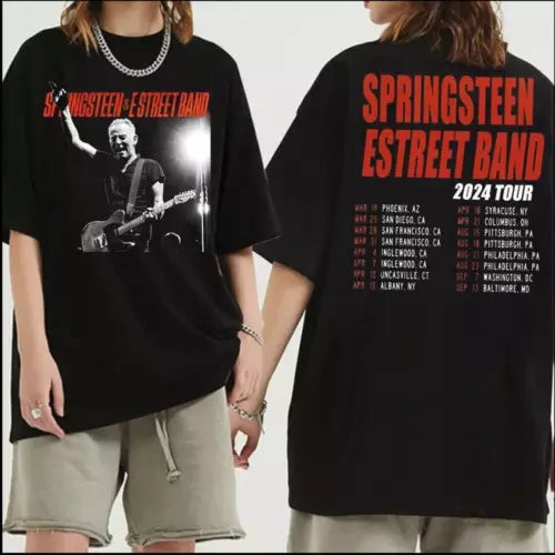 Bruce Springsteen and E Street Band UK And Europe Tour 2024 Shirt