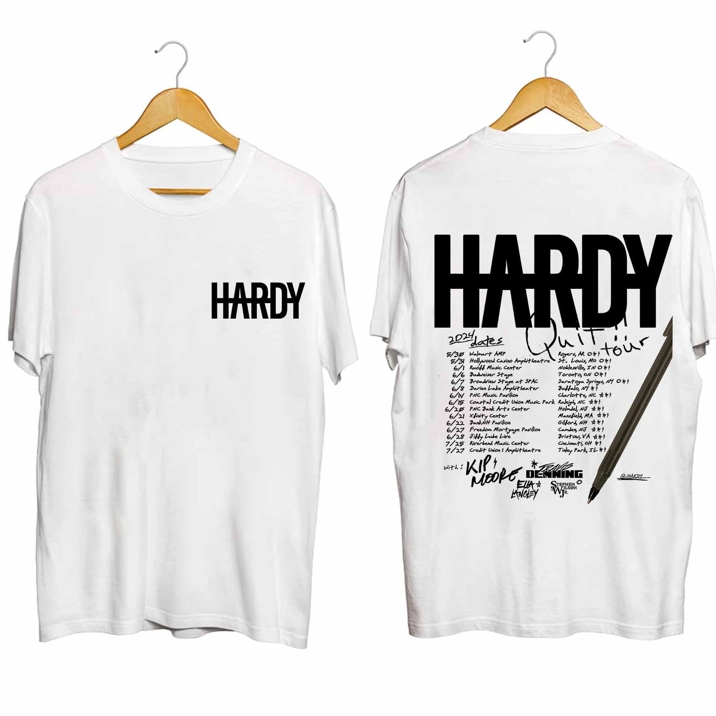 Hardyy 2024 Quit!! Tour Shirt, Hardyy Fan Shirt, Hardyy 2024 Concert Shirt