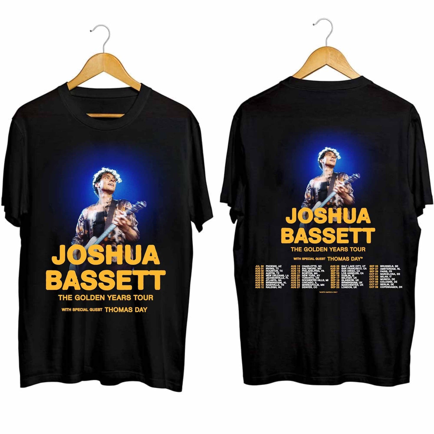 Joshua Bassett - The Golden Years Tour 2024 Shirt