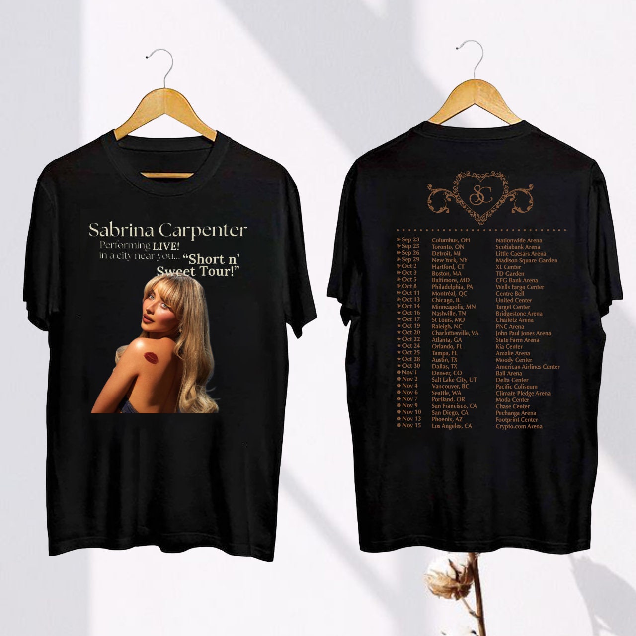 2024 Sabrina Carpenter Short N Sweet Tour Shirt, Sabrina Carpenter 2024 Concert Tee