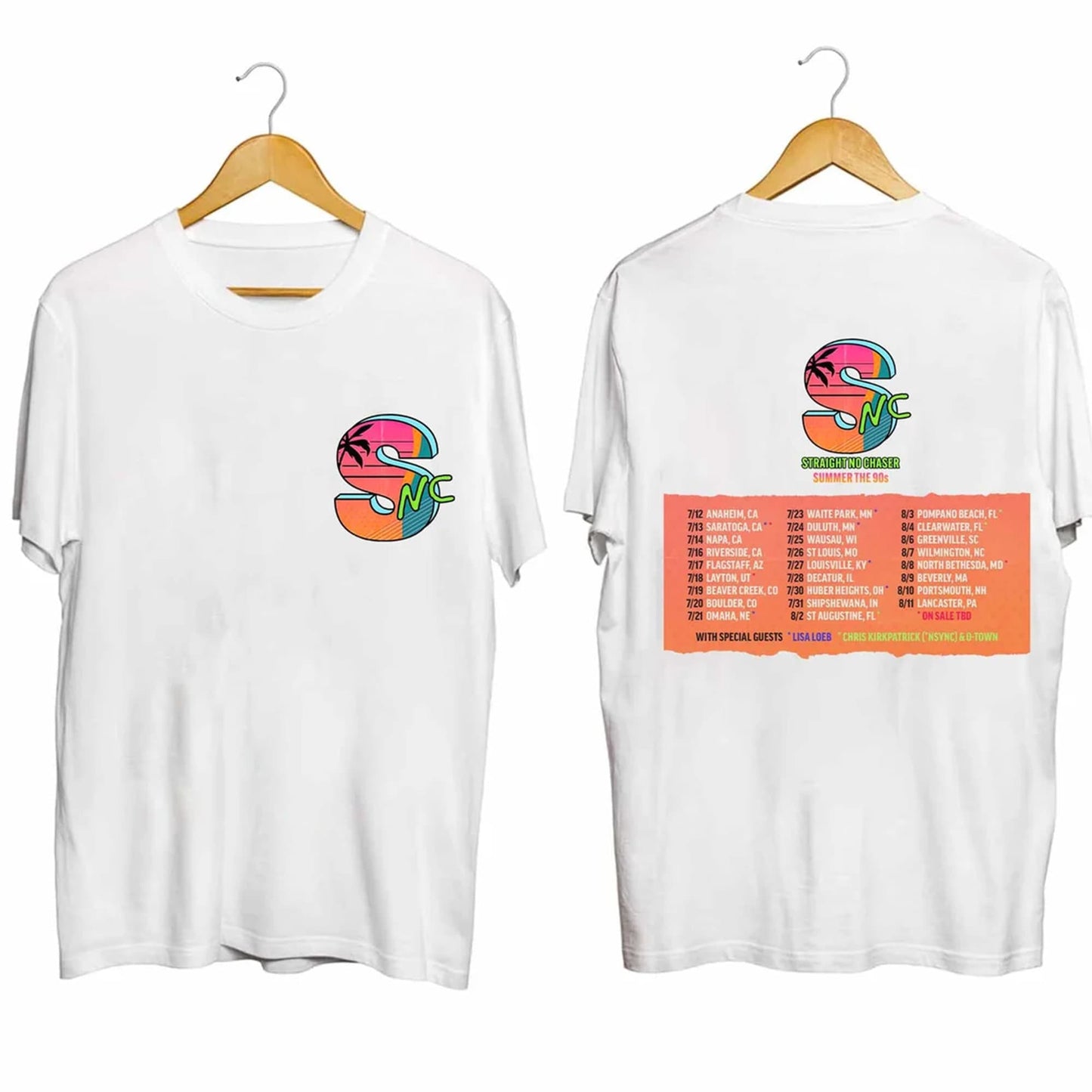 Straight No Chaser - Summer The 90s Tour 2024 Shirt