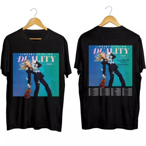 '''Lindsey Stirling''' ''Duality'' Tour 2024 Shirt - black shirt