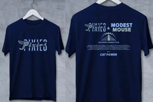 Pixiies & Modest Mouse with Cat Power 2024 North America Tour Double Sided Shirt