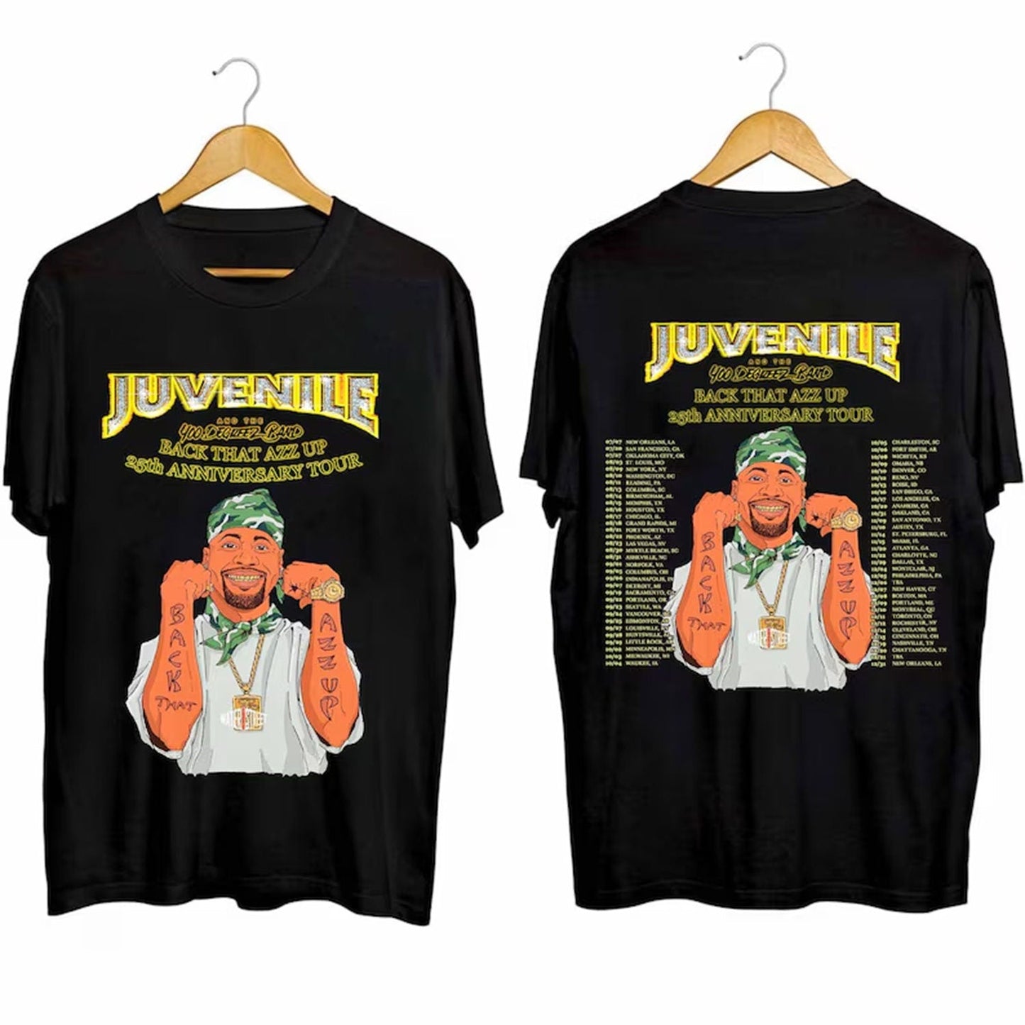 Juvenile Back That Azz Up 25th Anniversary Tour 2024 Shirt