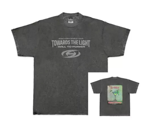 Kpop ATEEZ T-shirt 2024 World Tour Towards The Light Tshirt