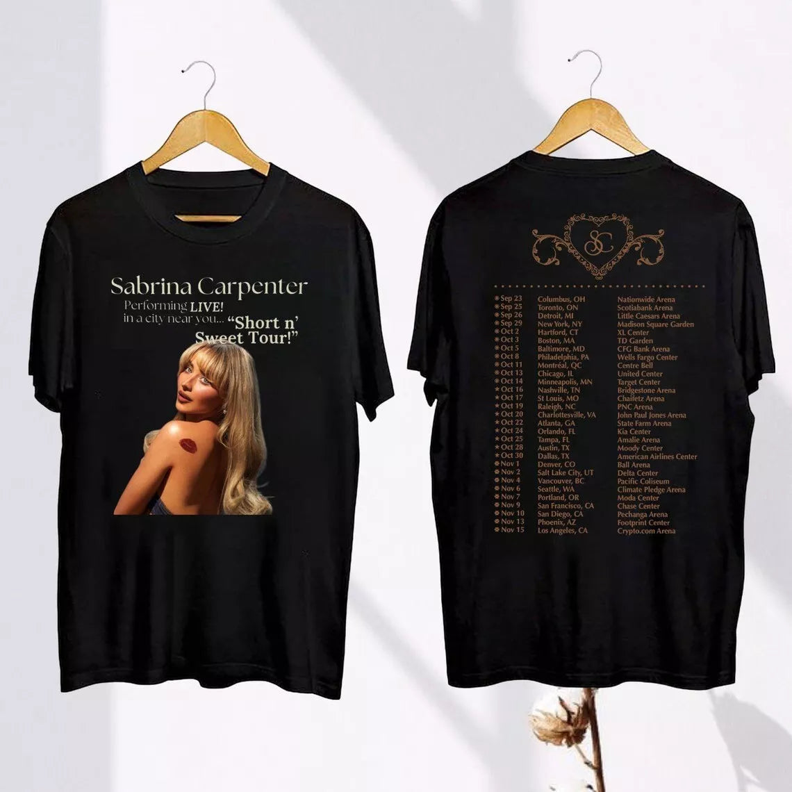 2024 Sabrina Carpenter Short N Sweet Tour Shirt, Sabrina Carpenter 2024 Concert