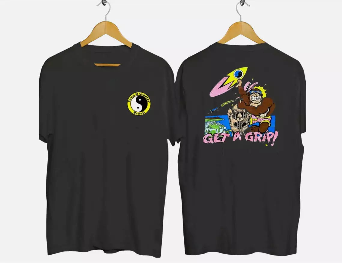 HOT NEW!!! Town and Country Surf Designs T&C Get a Grip ALL COLOR T-Shirt