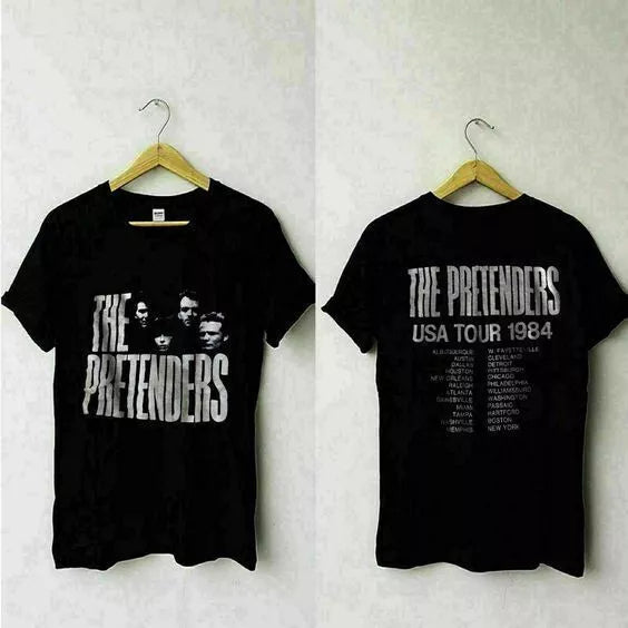 Vintage 1984 The Pretenders Usa Tour T-Shirt Gift For Fans