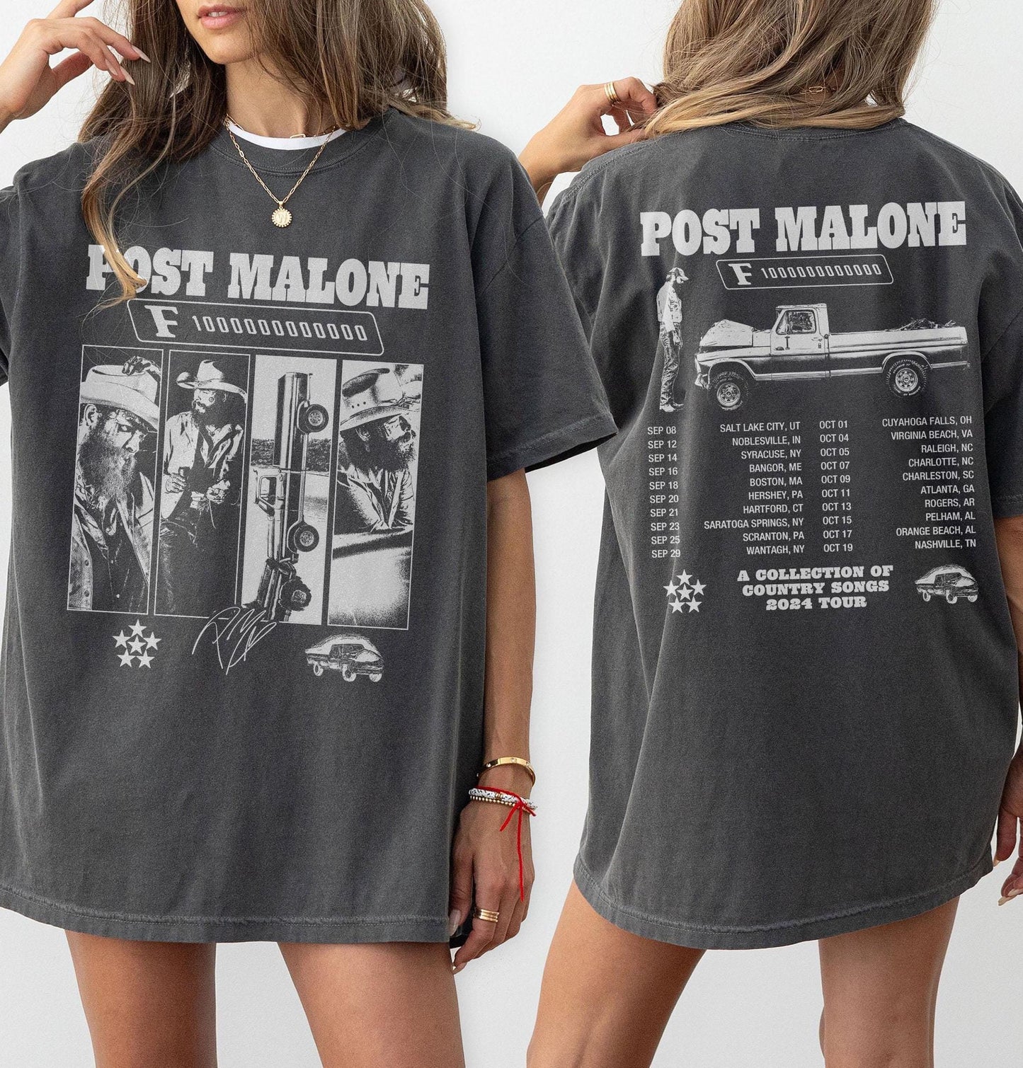 Post Malone Tour Shirt, Vintage Post Malone Shirt, Post Malone The F-1 Trillion Album Shirt