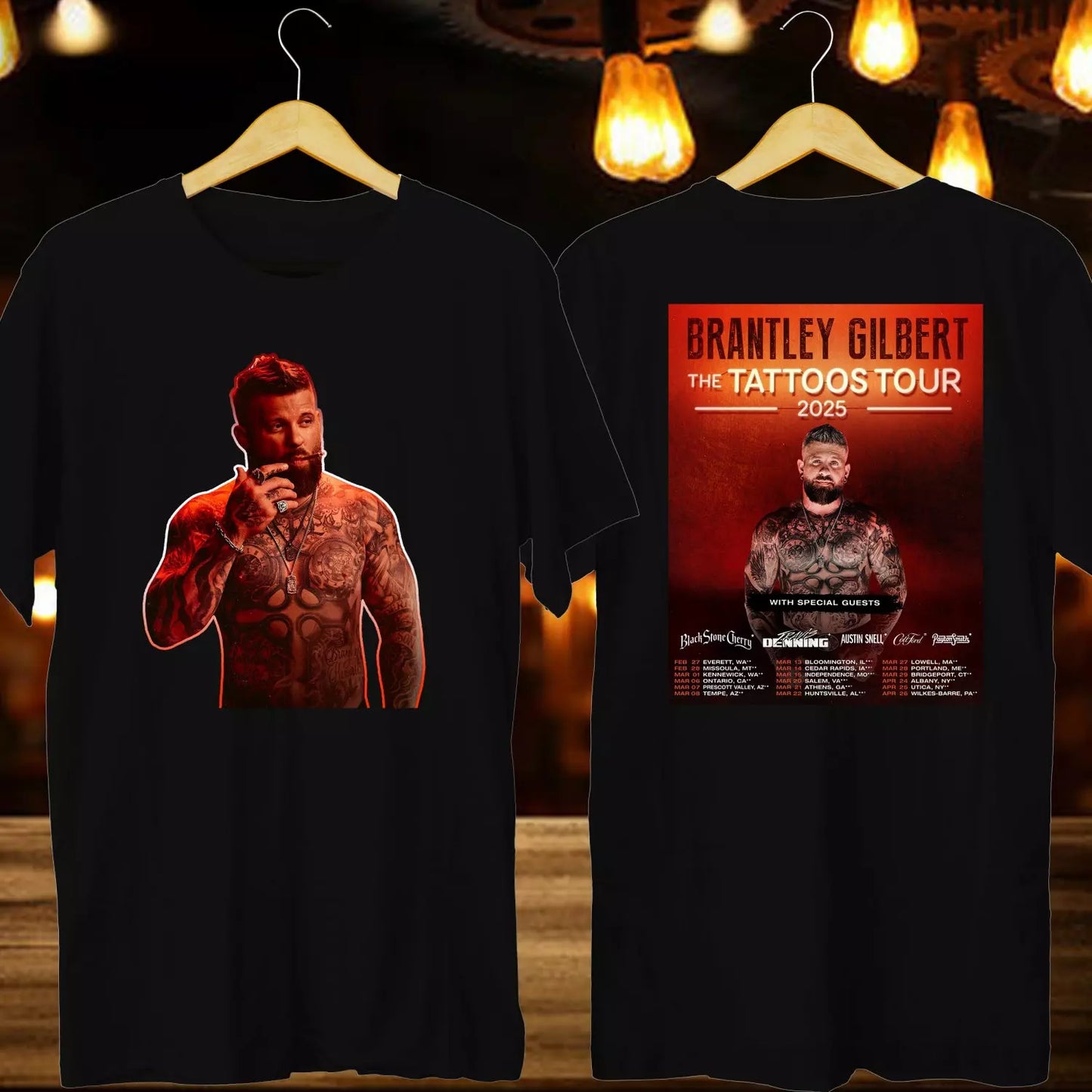 BRANTLEY GILBERT THE TATTOOS USA TOUR 2025