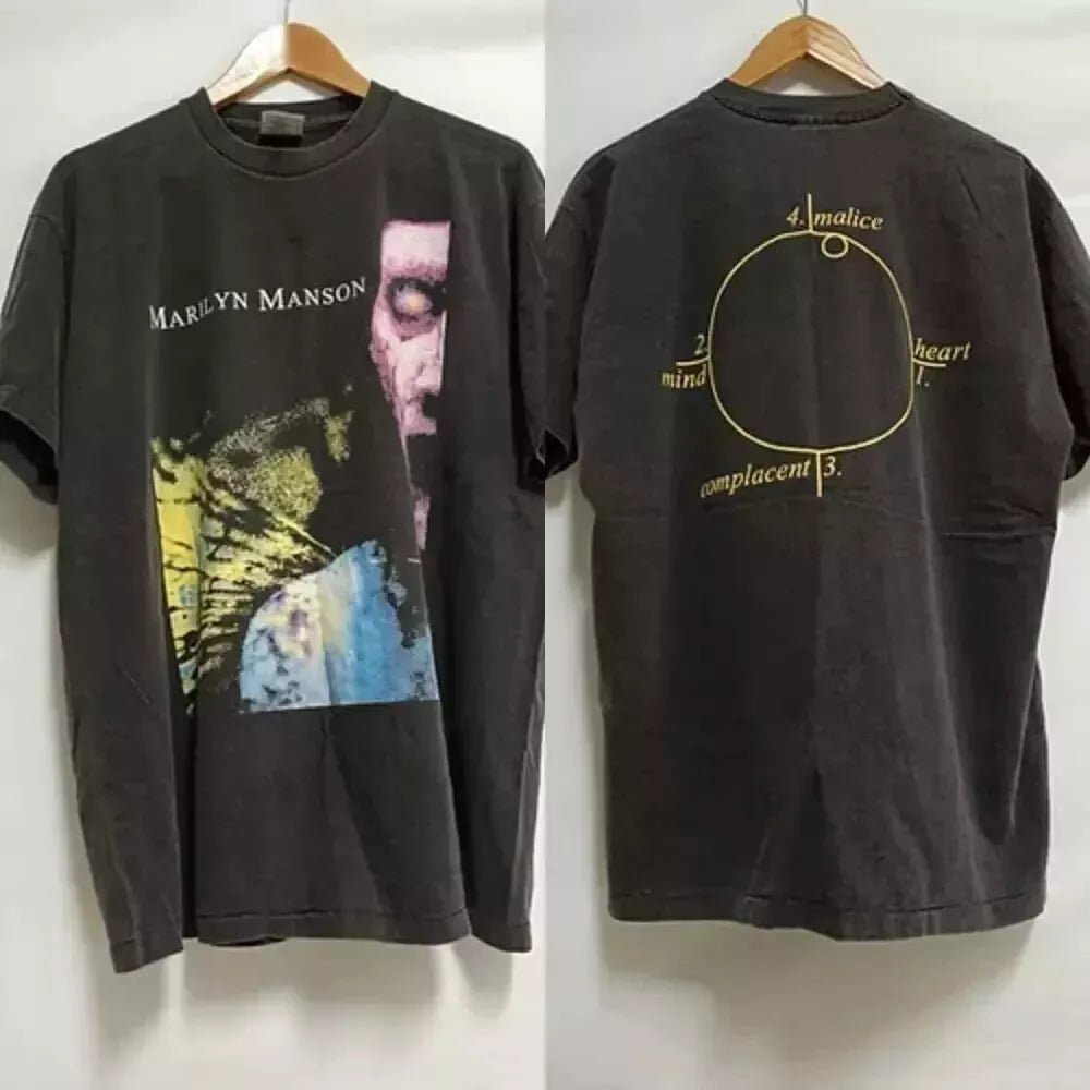 Marilyn Manson Band Antichrist Superstar 1996 2 Side Unisex T-shirt