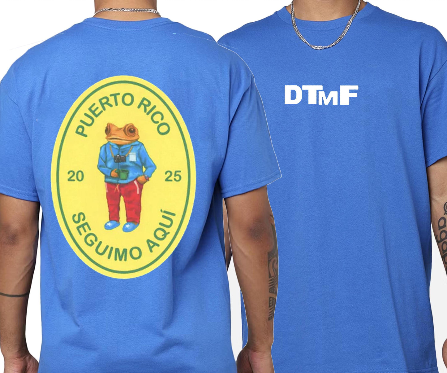 Bad Bunny Merch - DTMF Blue Concho T-Shirt, Bad Bunny Shirt