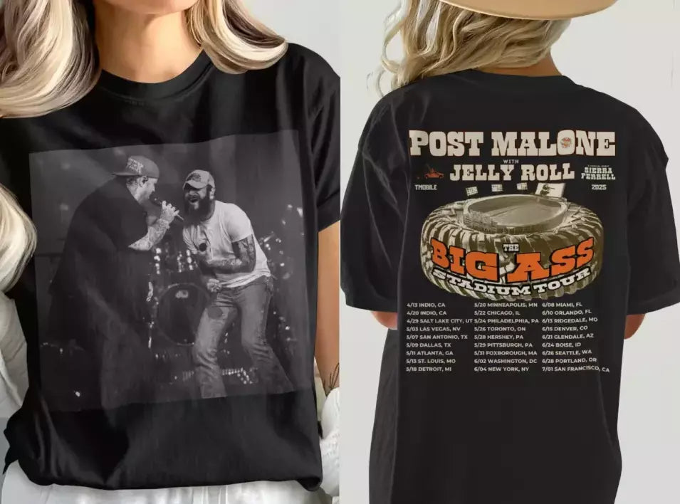Post Malone Tour 2025 Shirt, Post Malone Tour