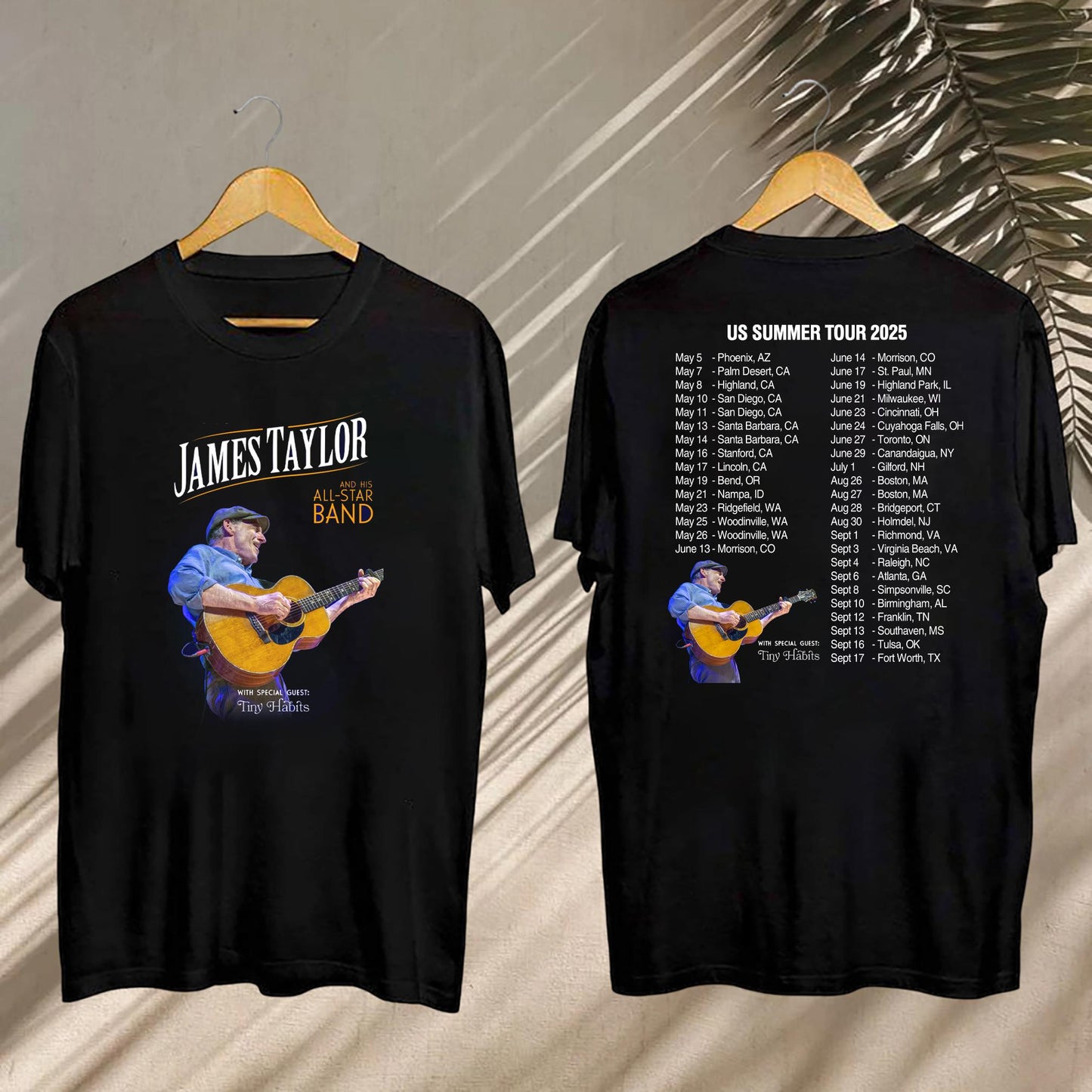 James Taylor Summer Tour 2025 Shirt, James Taylor 2025 Concert, James Taylor Fan Shirt