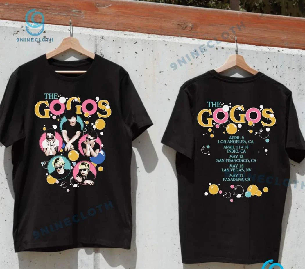 The Go-Go’s 2025 Tour Unisex T-shirt