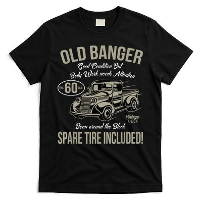 60th Birthday Vintage Old Banger 60 Years Old Gift Retro T-Shirt