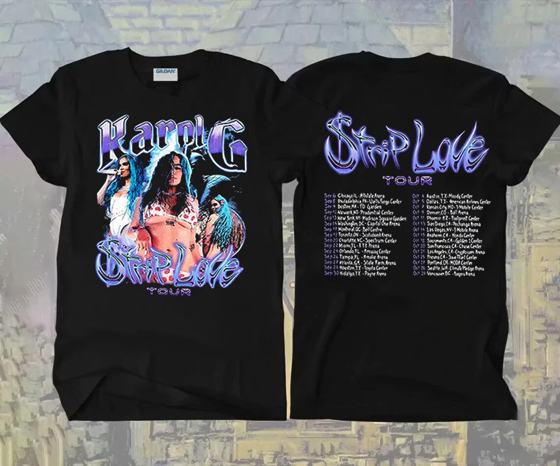 Karol G Strip Love Tour 2022 T-Shirt