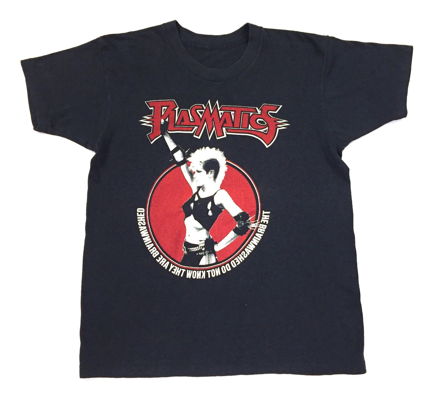 Vintage 80s PLASMATICS Coup D'etat Revolutionary Rock and Roll 1984 tour concert shirt