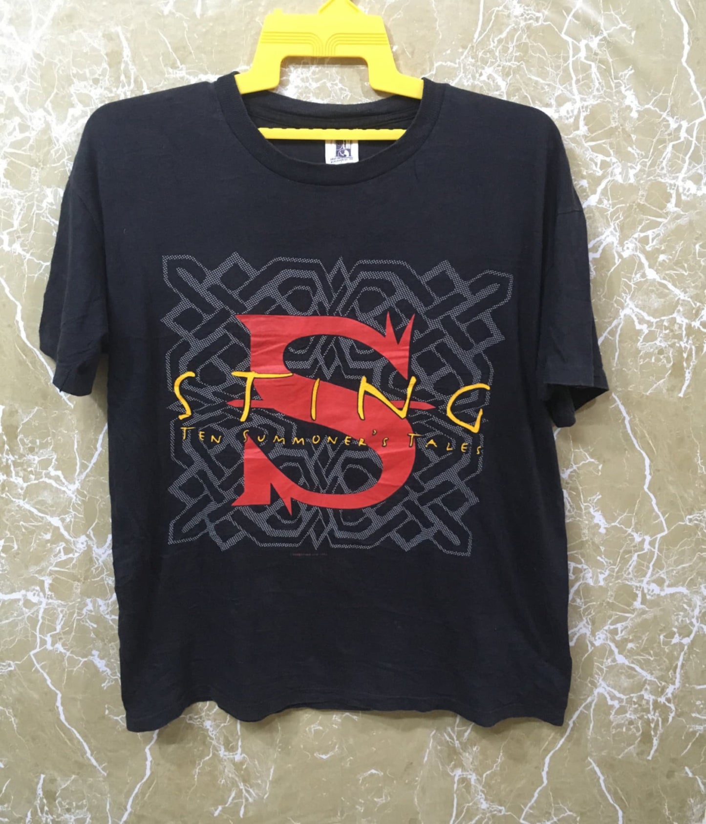 Vintage Sting 90s Ten Summoner's Tales concert world tour tshirt