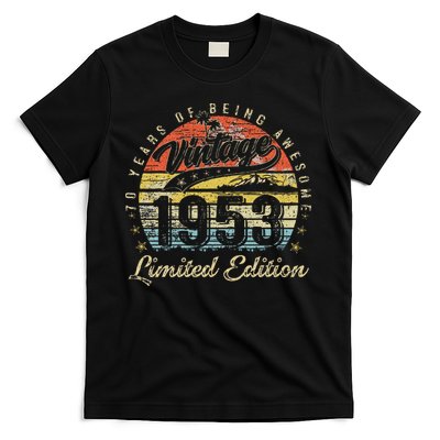 70 Year Old Gifts Vintage 1953 Limited Edition 70th Birthday T-Shirt