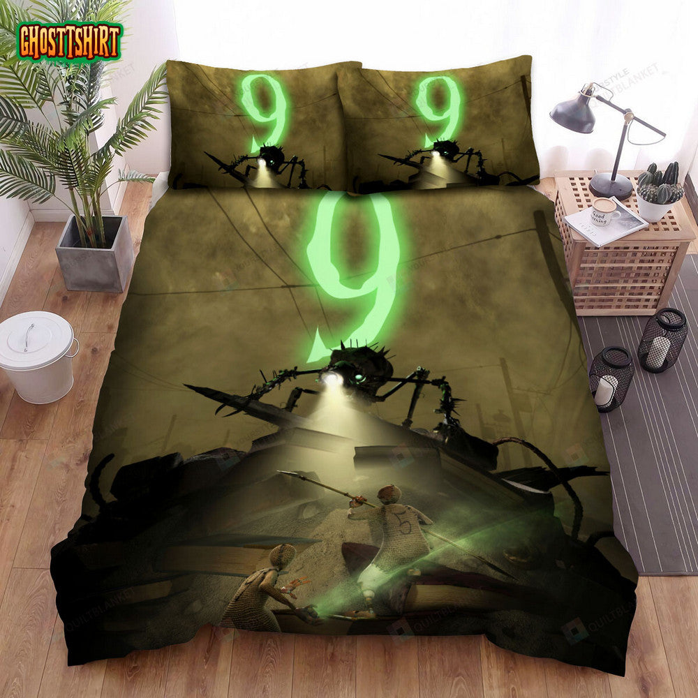 9 (I) (2009) Scary Monster Movie Poster Bed Sheets Duvet Cover Bedding Set