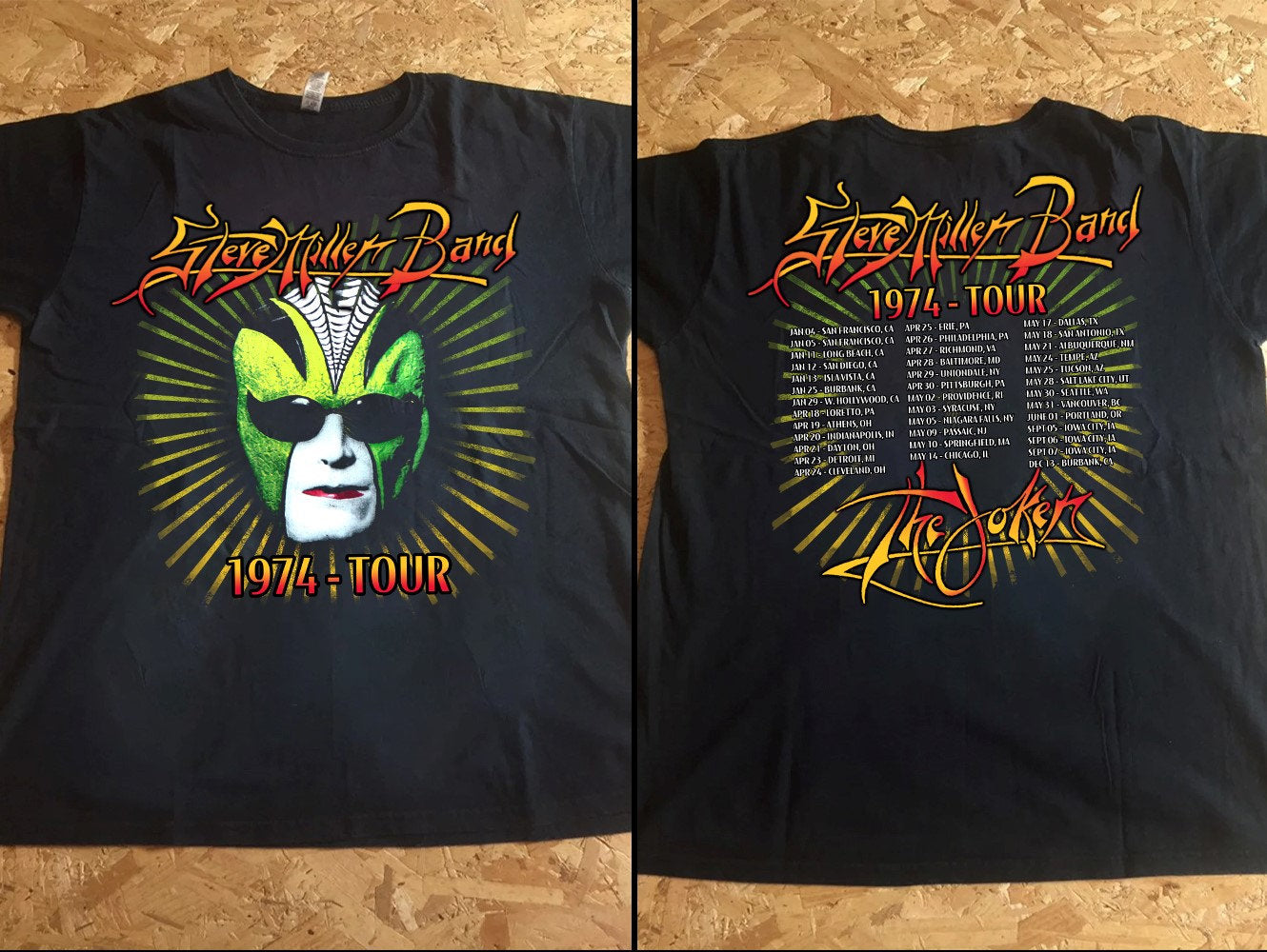 1994 Steve Miller Band The Joker Tour Concert T-Shirt, Steve Miller Band T-Shirt