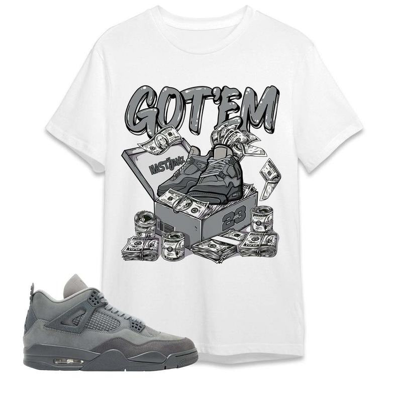 AJ 4 Pari Unisex T-Shirt, Dollar Sneaker Box, Shirt To Match Sneaker, Back To School Gift